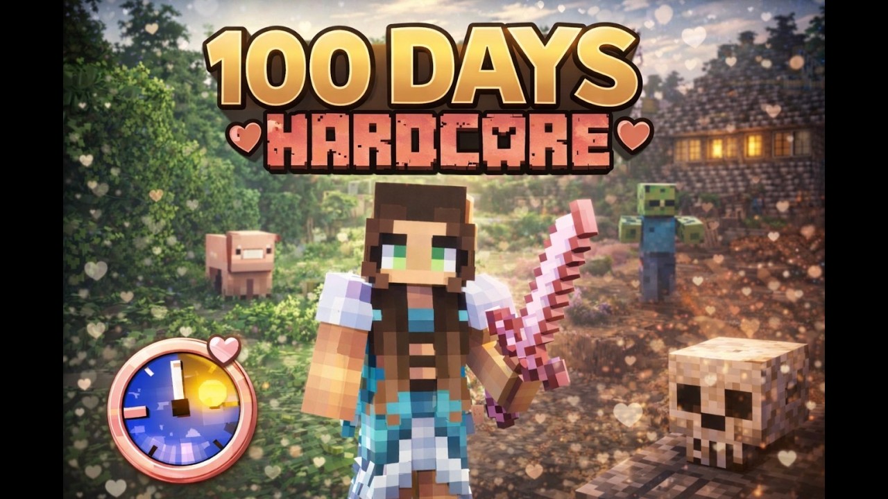 100 Day Hardcore Minecraft Challenge - Ep: 1
