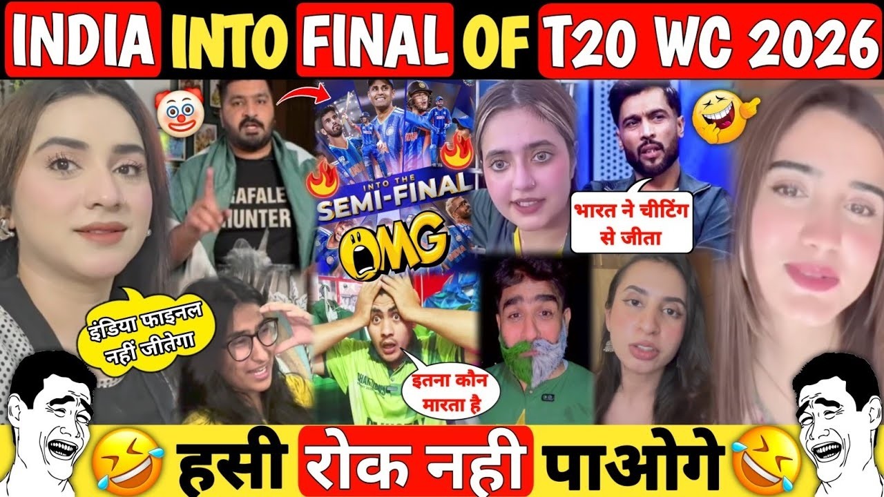 PAKISTANI MEDIA CRYING AFTER INDIA WON T20 WC 2026 🏆  IND VS NZ FINAL 🔥 SANJU AGAIN 89| #hailights