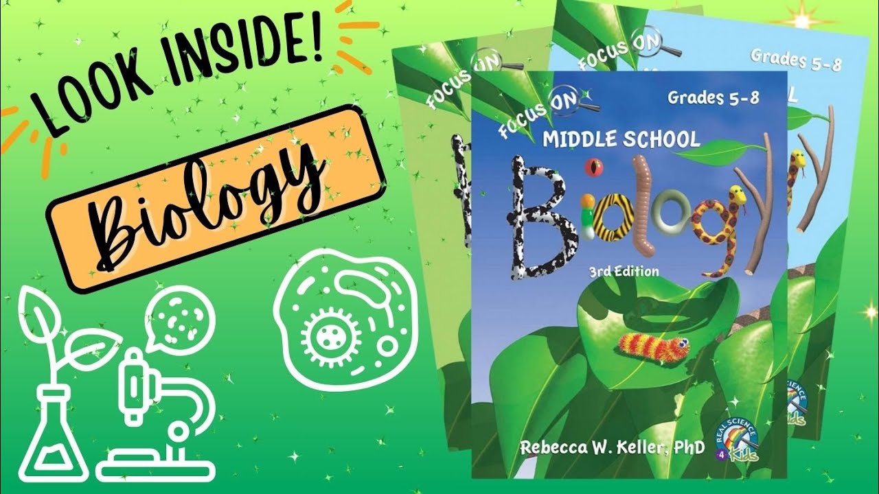 HOMESCHOOL BIOLOGY CURRICULUM FLIP | Middle School Science| Real Science 4 Kids