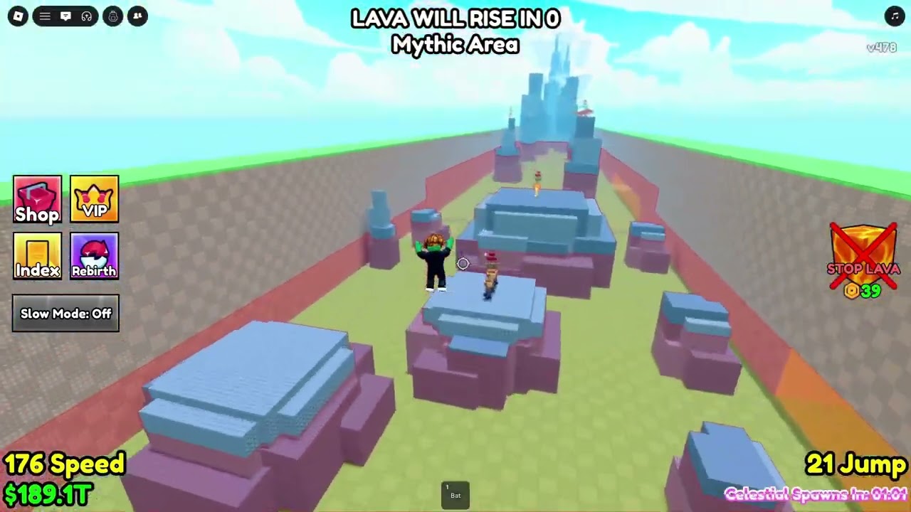SURVIVE LAVA FOR BRAINROTS: LET'S GO FIND LA VAQUITAS SATURNITA #roblox #brainrot