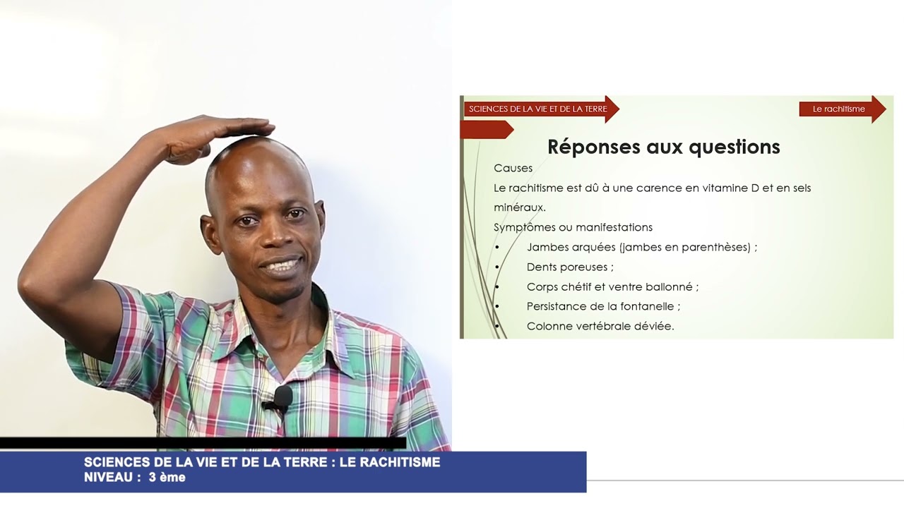Le rachitisme: cours de SVT niveau 3e