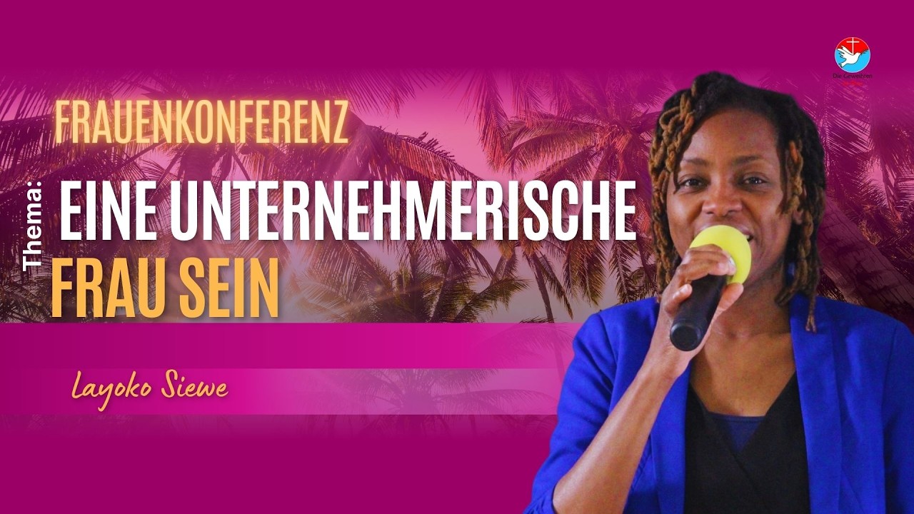 Deutsch/Français: Eine unternehmerische Frau sein / Etre une femme entrepreneur _ Layoko Siewe