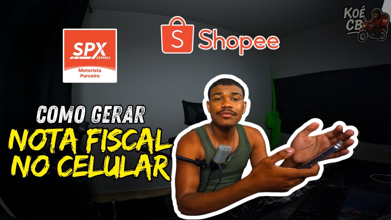 Como gerar nota fiscal (SHOPEE ENTREGADOR)
