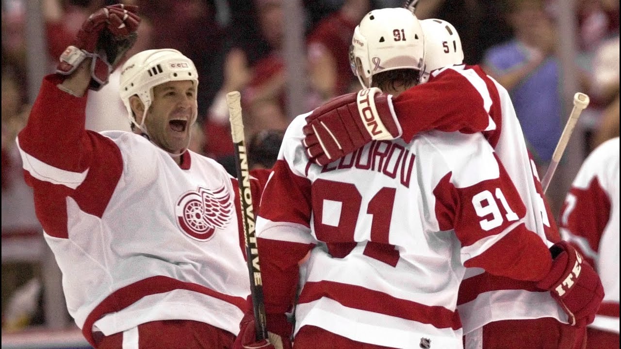 The legendary 2001-02 Detroit Red Wings roster