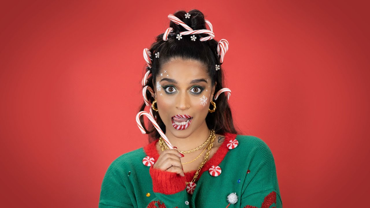 Crazy Candy Cane Makeup Tutorial (Vlogmas Day 11)