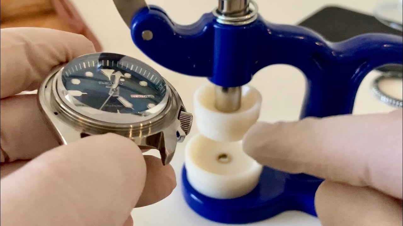 Замена сапфирового стекла | Seiko Mod [Часть 1] - Я сломал свой пресс!