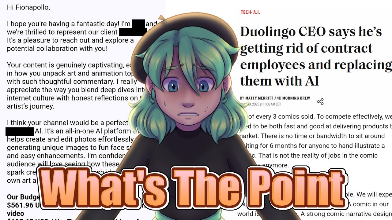 Continuing As An Artist In The Age Of AI - Art Commentary Feat. Flexispot