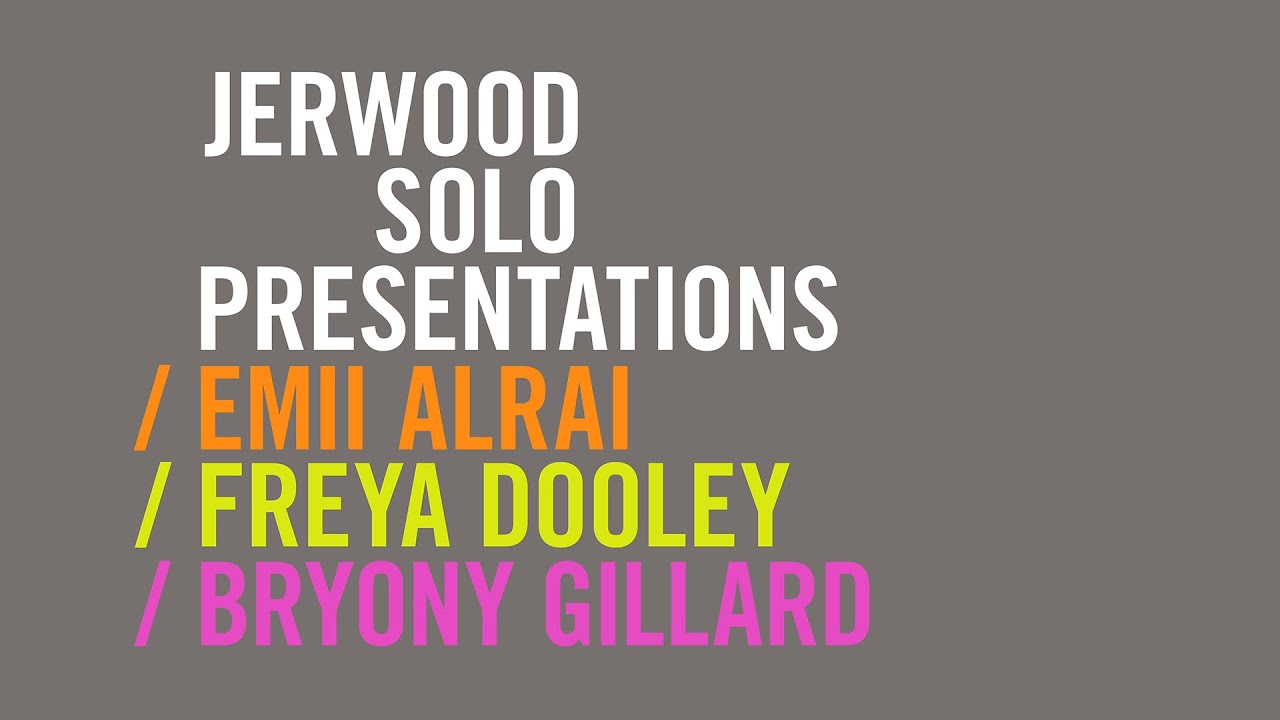 Presenting: Jerwood Solo Presentations 2021