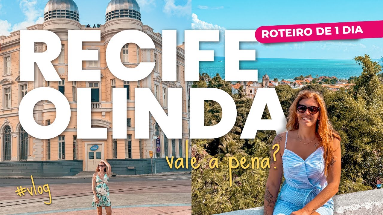 Roteiro de 1 dia em RECIFE E OLINDA 🌴 O que ver | Principais pontos tur&iacute;sticos | Pre&ccedil;os