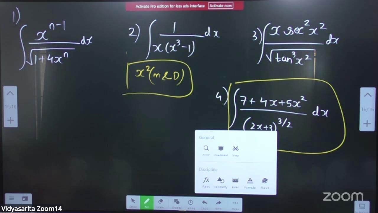 IntegrationL-03 | 19-02-2026 | Kaushik Sir | Math's 11th B6 JEE | VSA
