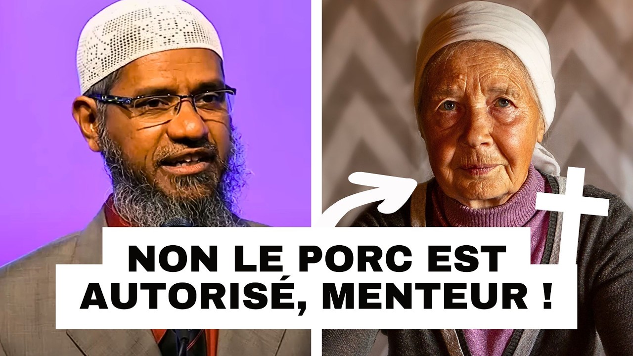 Cette chrétienne dit que le porc est autorisé dans la bible  ? - Zakir Naik en français