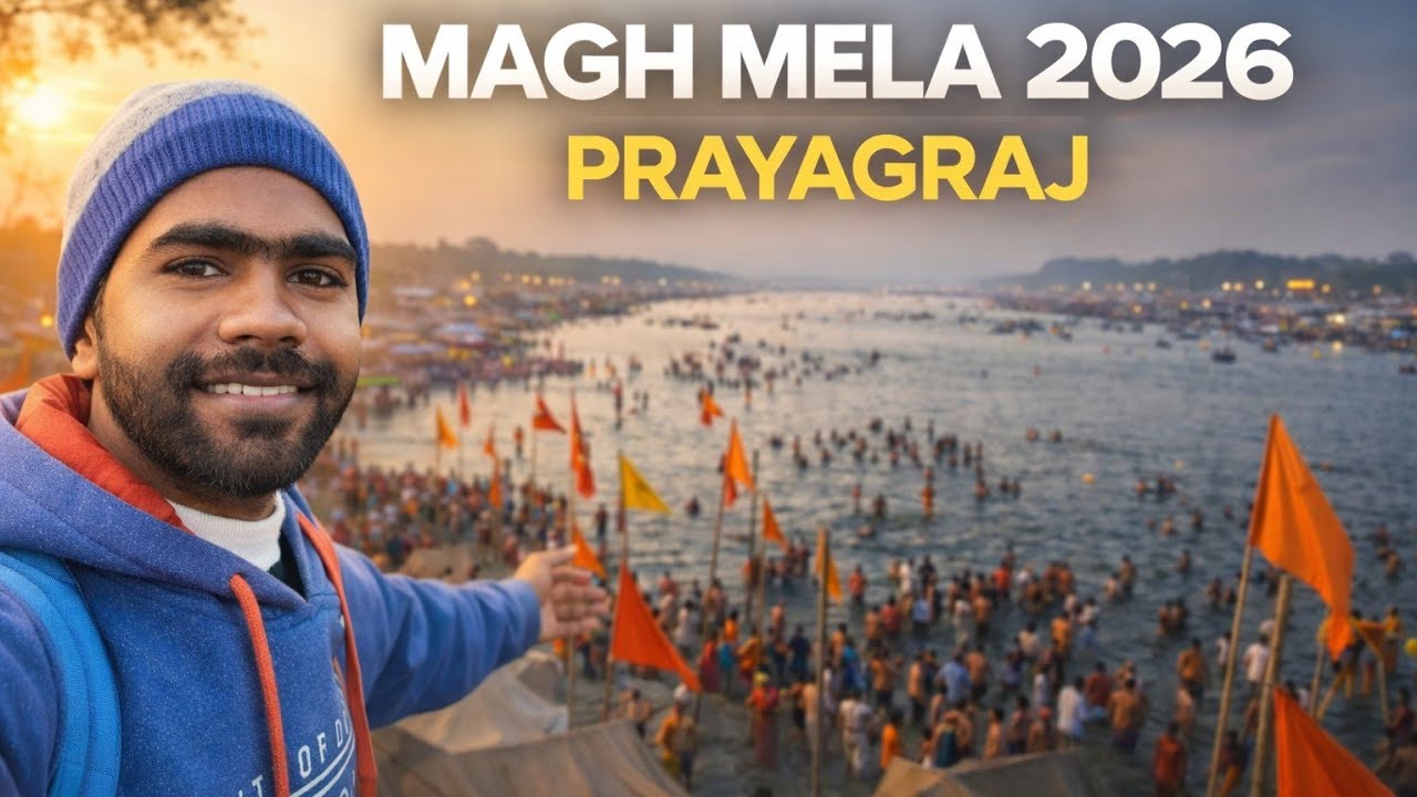 🔱 Magh Mela Kumbh 2026 Prayagraj | Sangam Snan, Sadhu Mahatma, Complete Vlog 🕉️