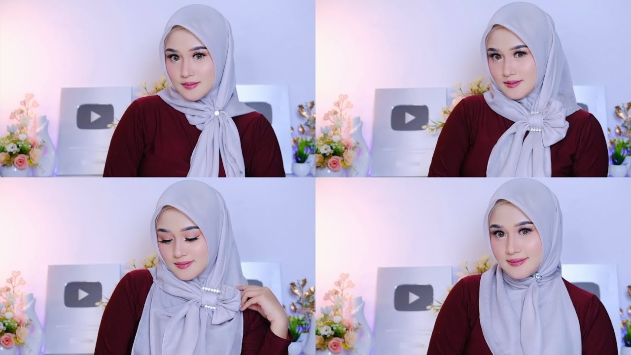 Tutorial Hijab Segi Empat Simpel Buat Pemula