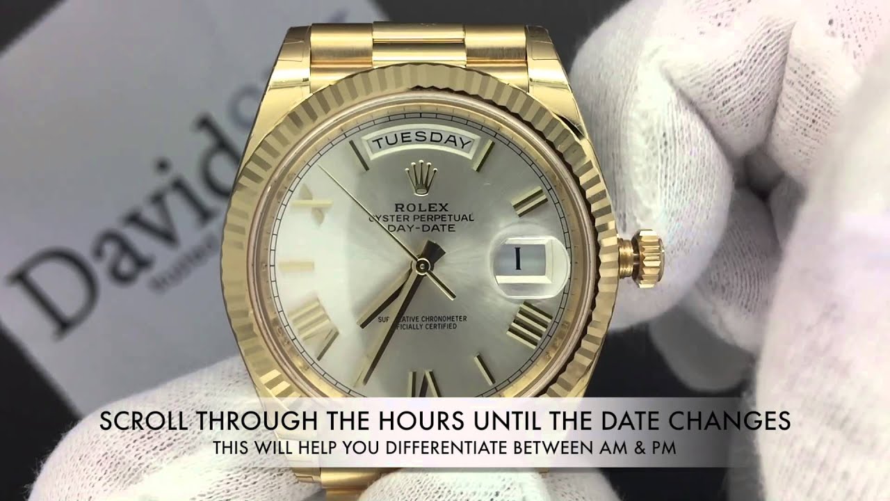 Rolex Day-Date Tutorial