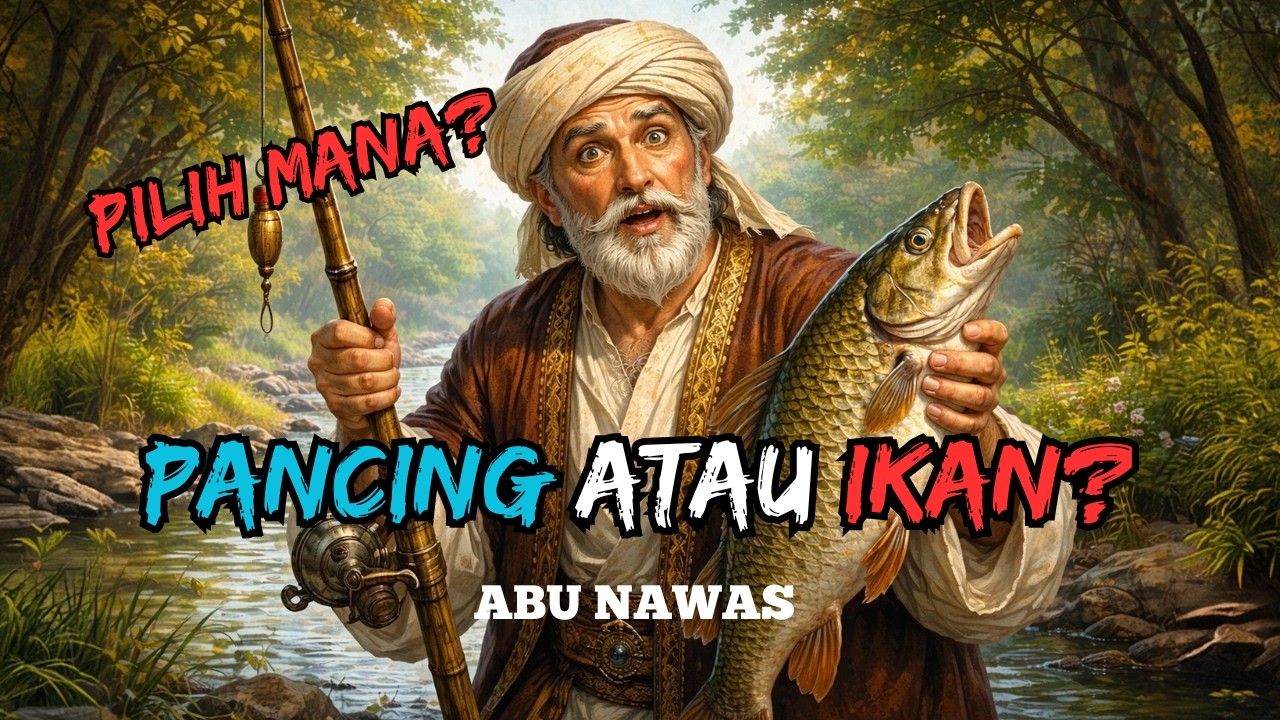 PILIH MANA PANCING ATAU IKAN? ABU NAWAS - KISAH ABU