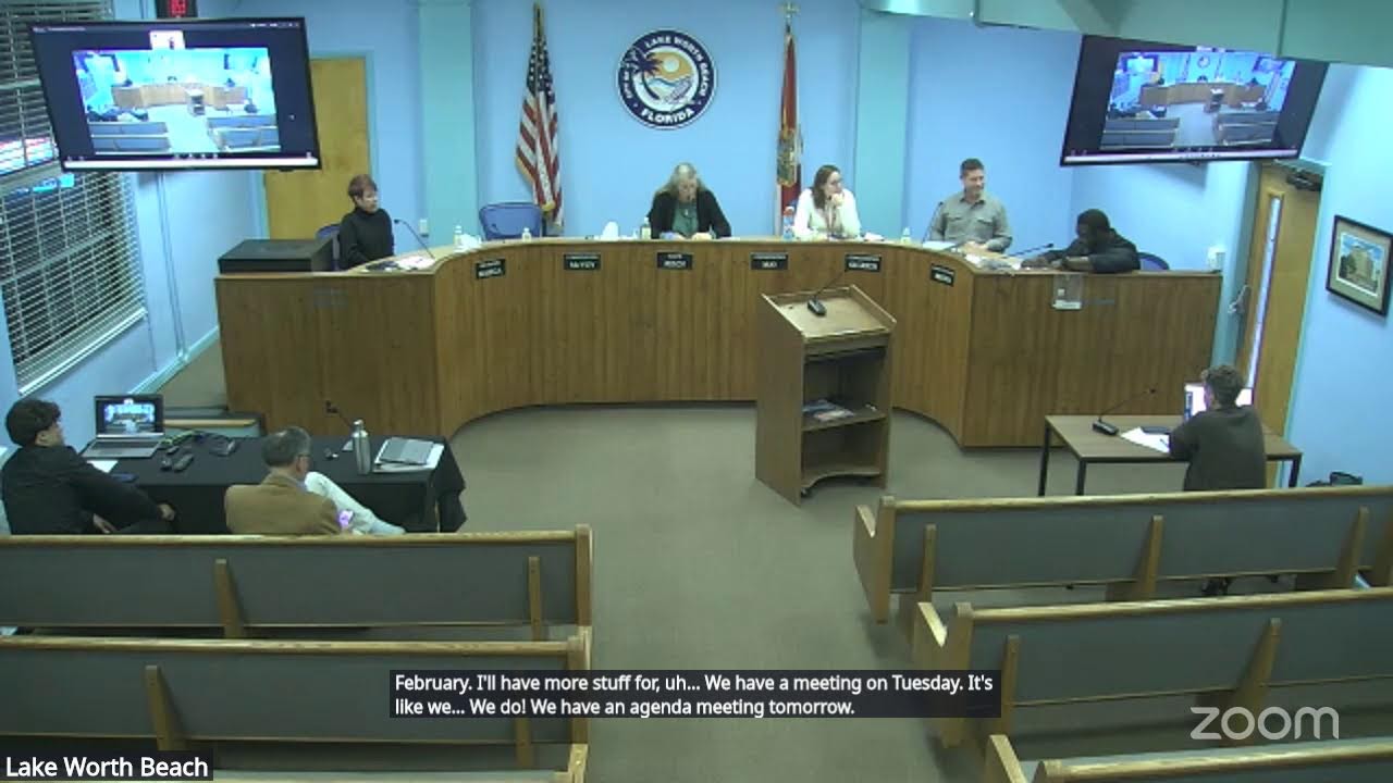 January 29, 2026 &ndash; Lake Worth Beach Regular City Commission Meeting