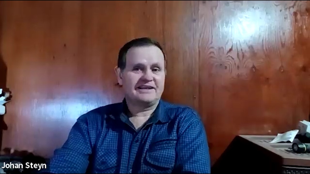 Johan Steyn: From atheist to sharing the gospel.