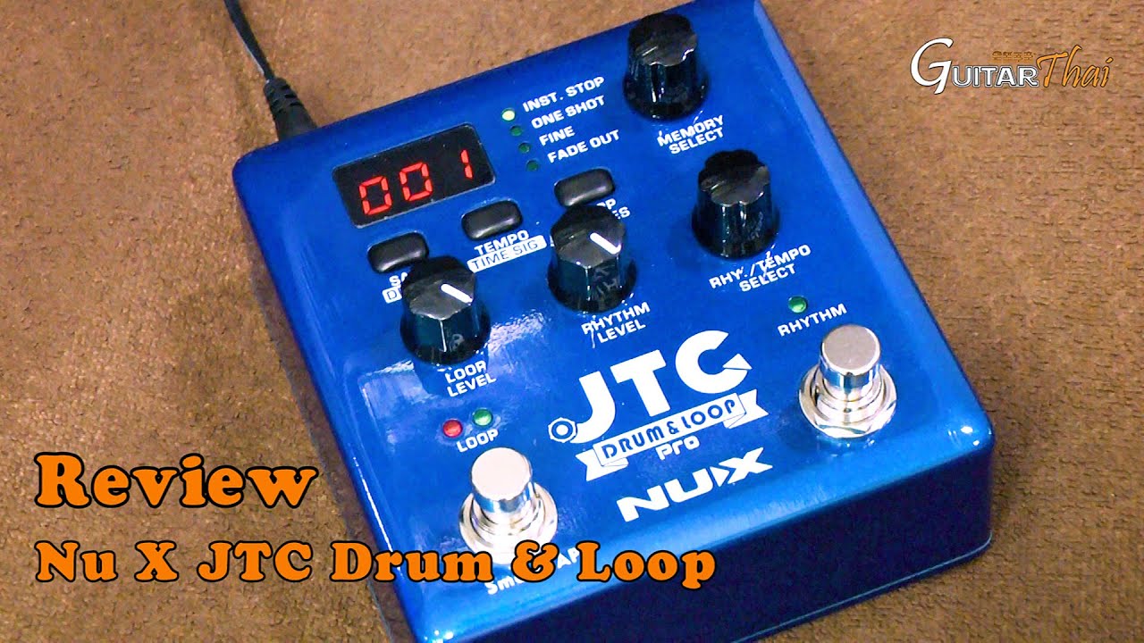NUX JTC Drum & Loop PRO Dual Switch Looper Pedal