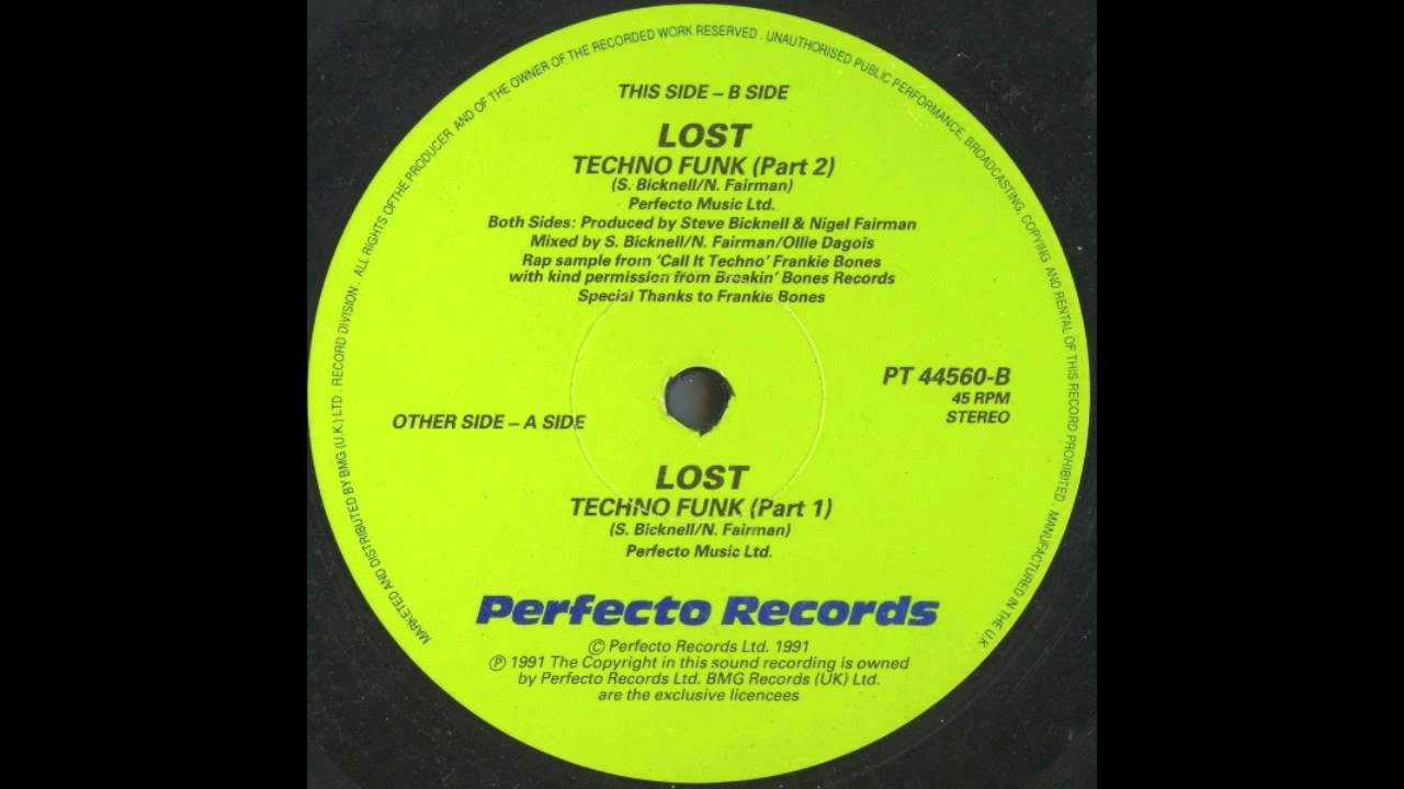 Lost - Techno Funk (Part 2) (1991)
