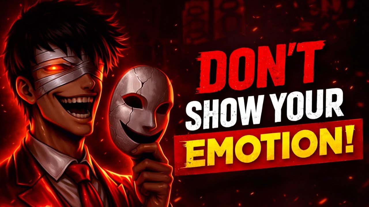 Don't show your emotion, be deferent, and get stronger 