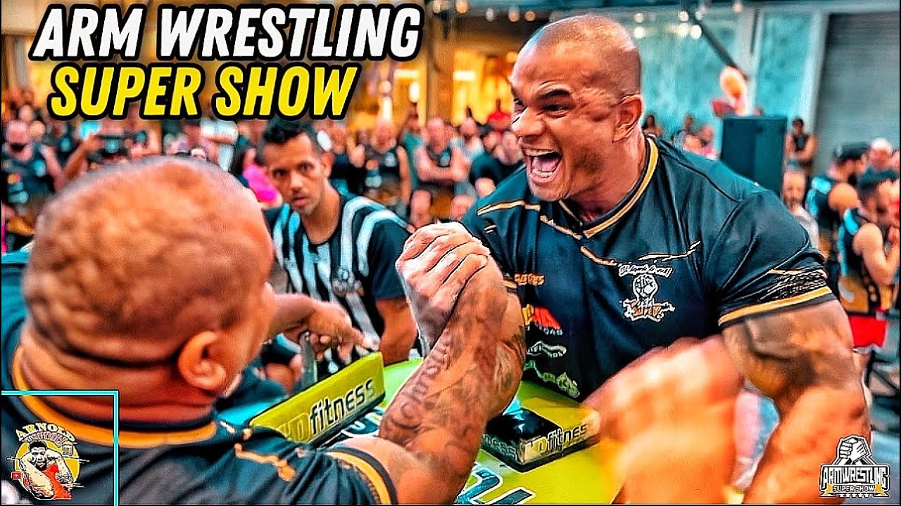 Arm wrestling super show 2024 | Disputa do Cinturão 💣🦾😱🫵🏻🇧🇷 | arnold top roll
