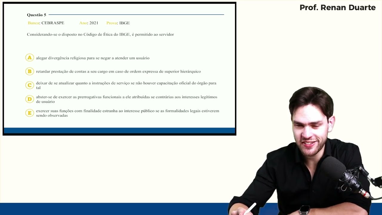 Aula 04: Resolução de Questões - Ética no Serviço Público (APM e SCQ)