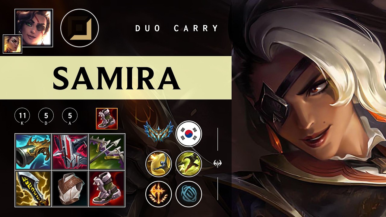 Samira ADC vs Ezreal - KR Challenger Patch 26.05