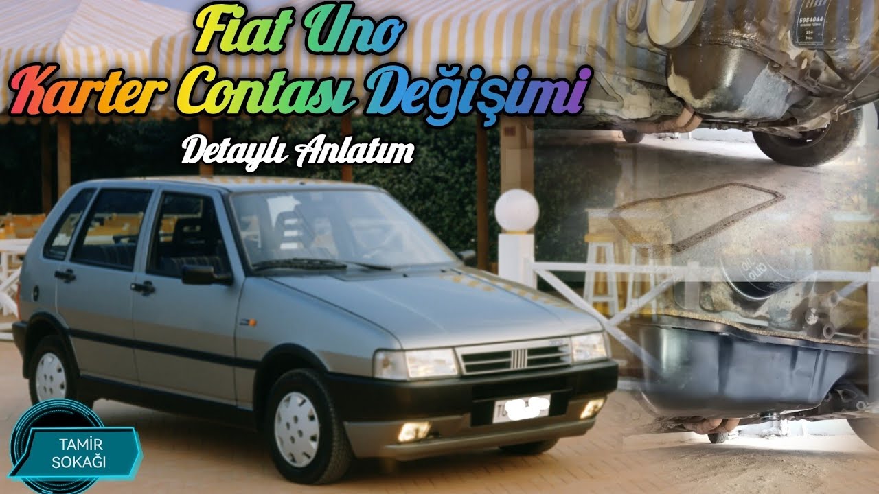 Fiat Uno(Tempra, Tipo, Siena, Palio) 1.4 Karter Contası Değişimi Detaylı Anlatım.