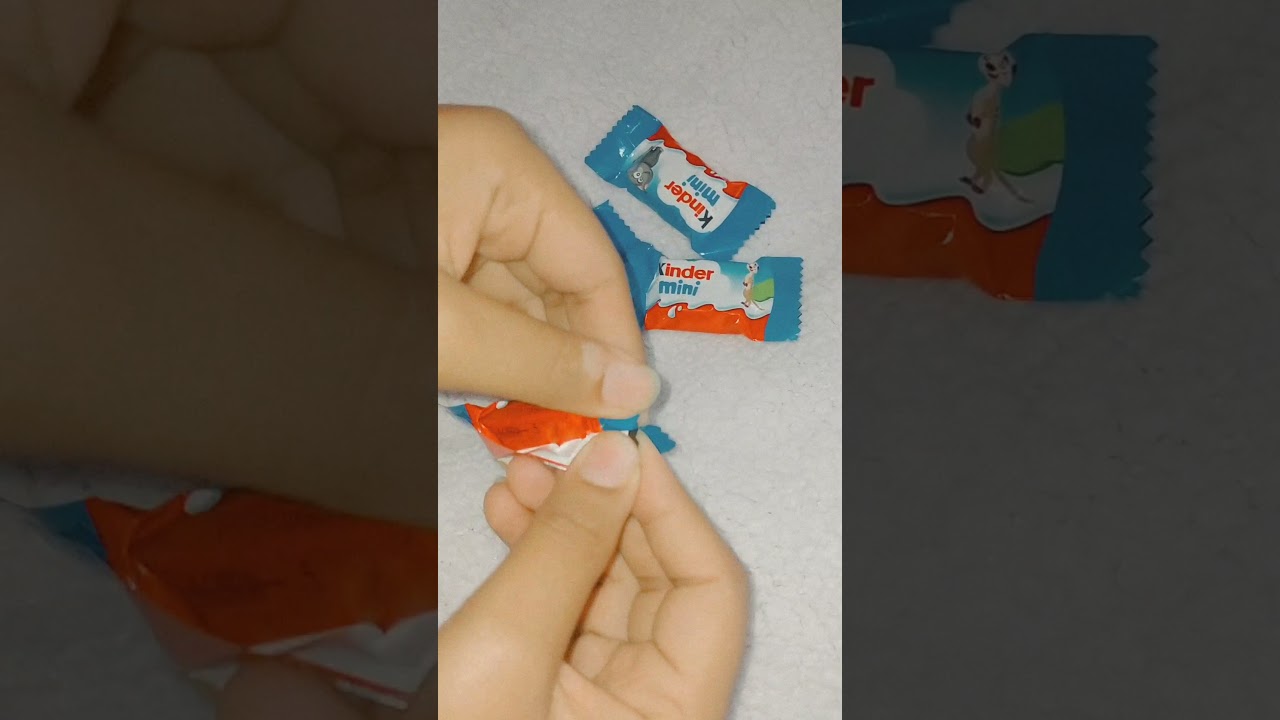 Kinder mini chocolate#kinder #shorts#trending #chocolate #ytshorts#yummy #foodshorts  #food #foodie