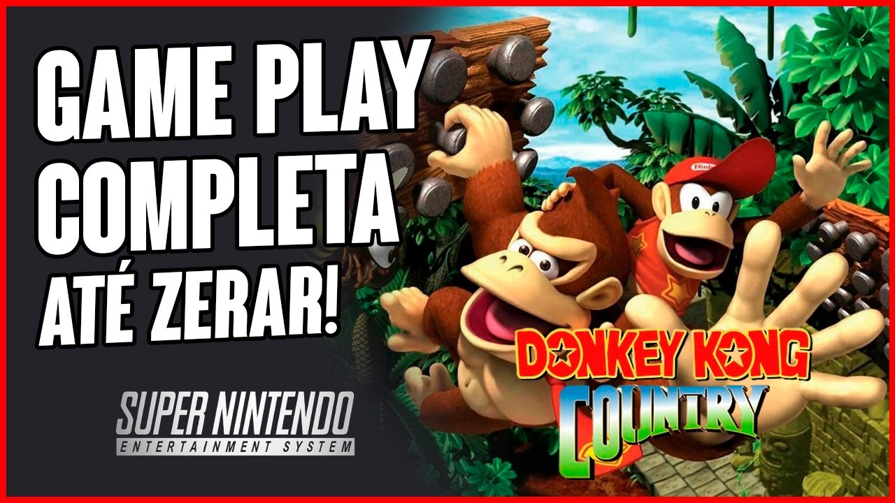 Donkey Kong Country (Snes) ATÉ ZERAR