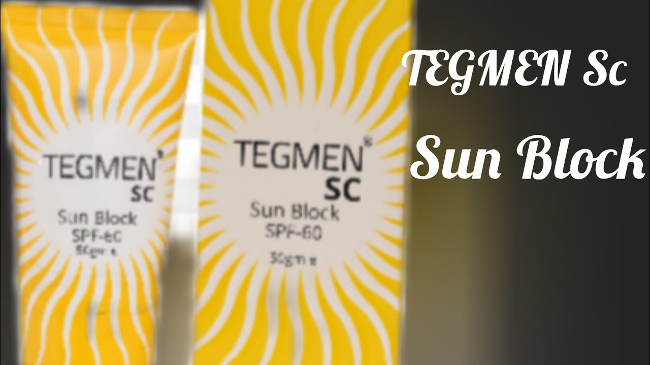 Tegmen Sc sunblock honest review..