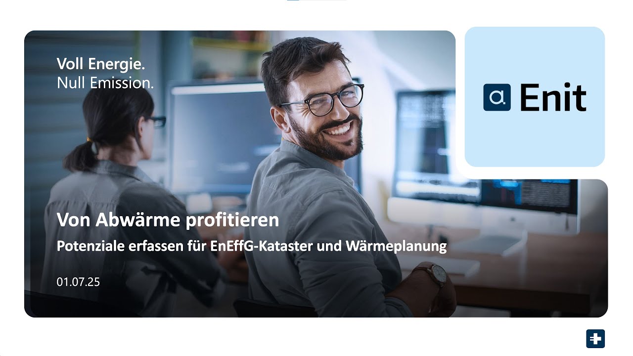 Webinar | Von Abwärme profitieren - Potenziale erfassen für EnEfG-Kataster und Wärmeplanung