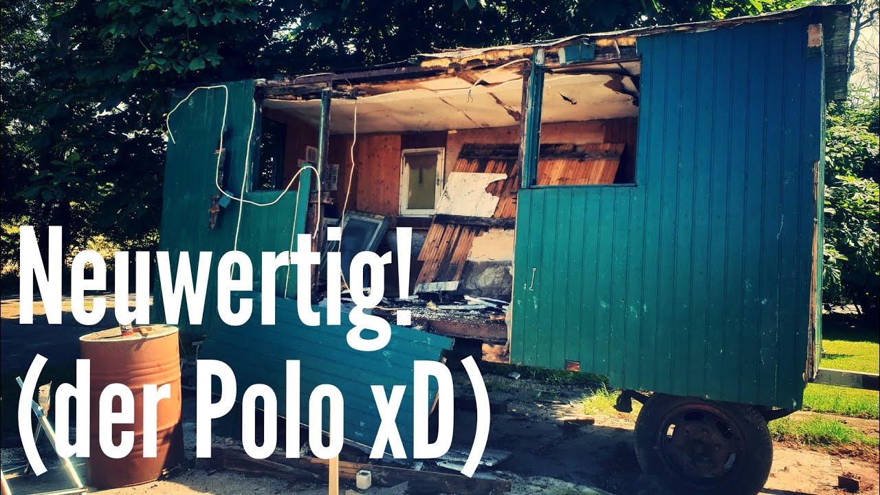 Unterbodencheck beim Polo 86c auf Vadderns Bühne! & Der Schrottbauwagen ist gut !!!111elf