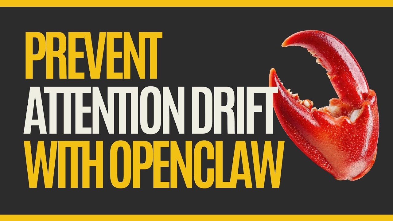 How I Use OpenClaw to Prevent Attention Drift (A Weekly Review Workflow)