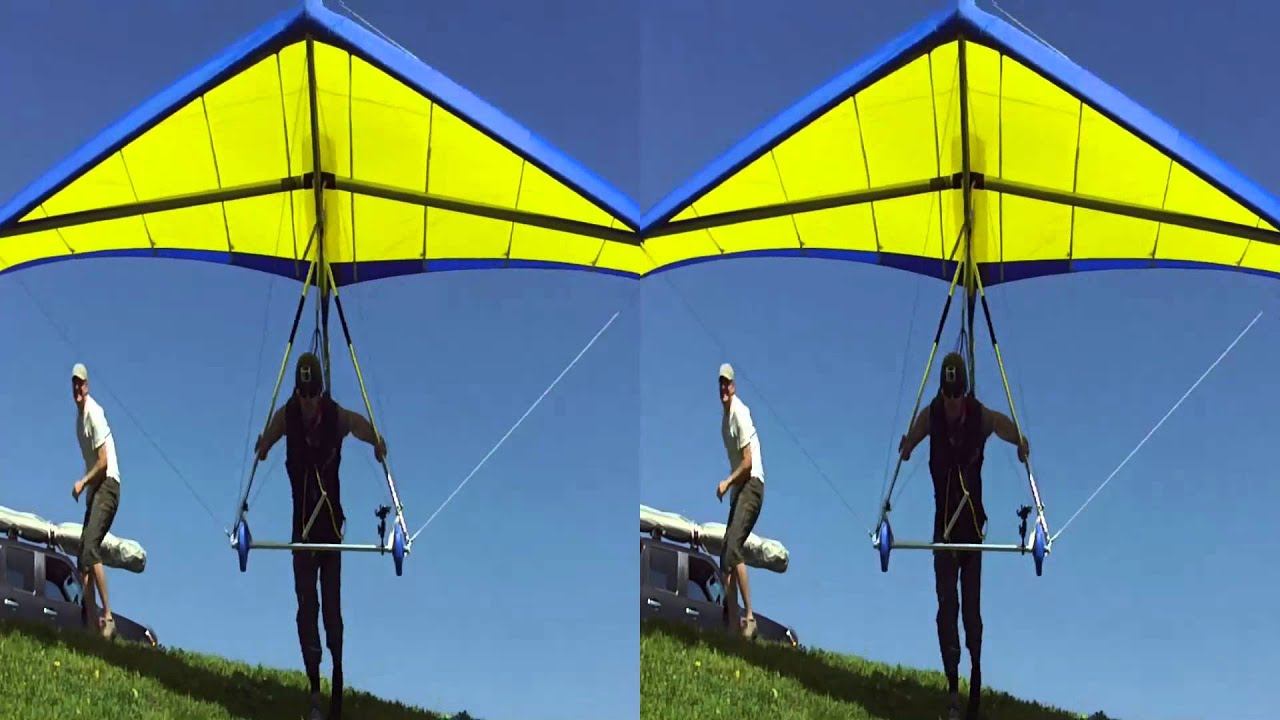 Hang Gliding @ Three Sisters in 3D