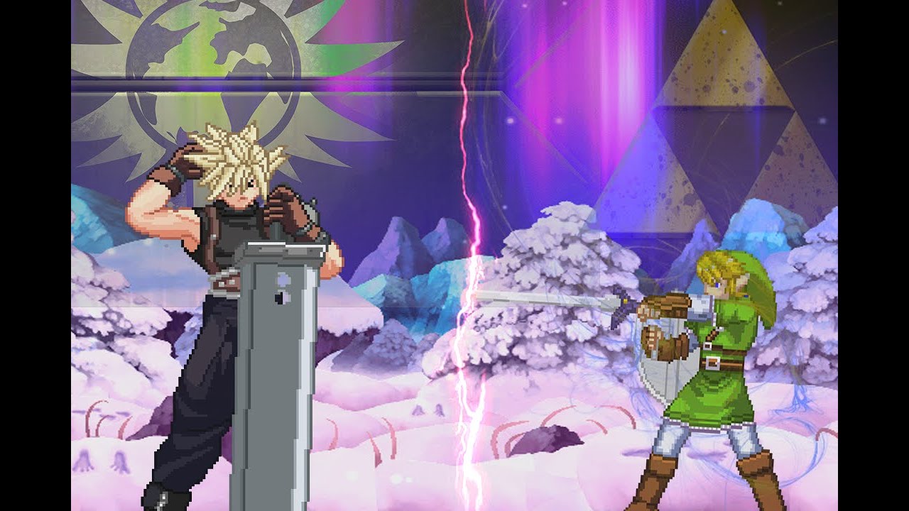 Cloud Vs Link: (Sprite Animation)