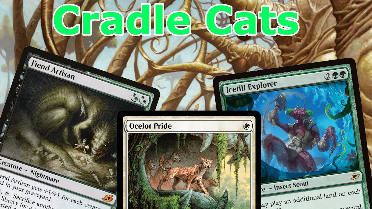 HEAR ME OUT: GAEA'S CRADLE AND OCELOT PRIDE!  Legacy Cradle Cats MTG