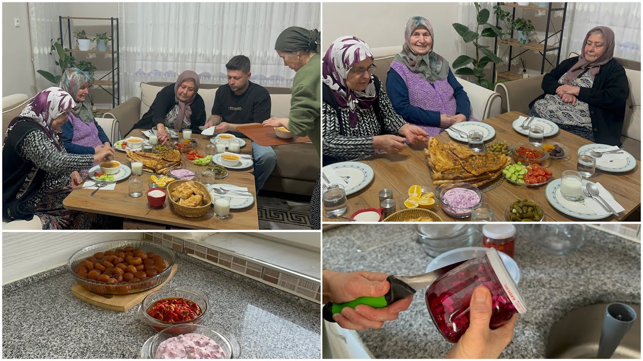 BÜYÜKLERİMİZİ İFTARA DAVET ETTİK😊 NELER HAZIRLADIM❗️