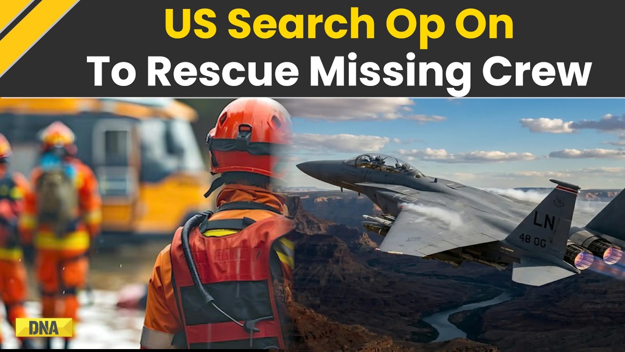 US Iran War: Iran-US Race To Find Missing American Crew Member Downed In Fighter Jet - Reports