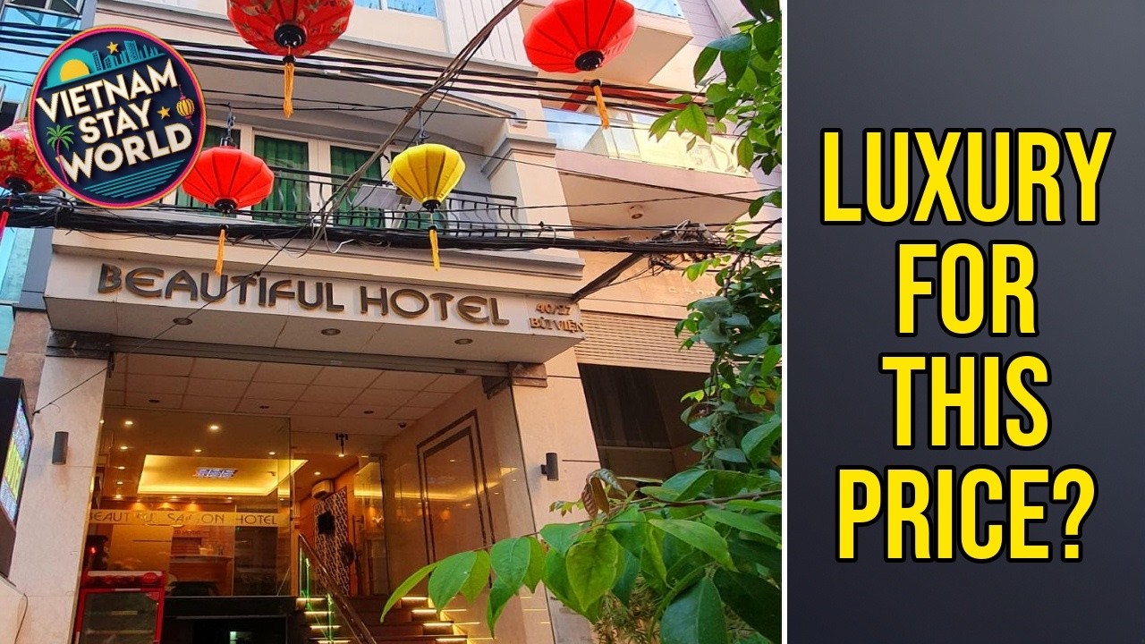 BEAUTIFUL  SAIGON HOTEL - Luxury for This Price? | Ho Chi Minh City, Vietnam🛏️