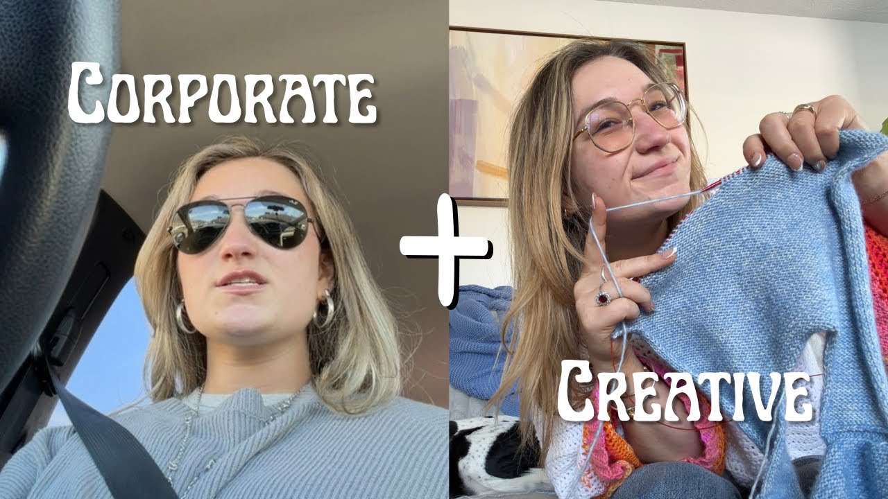 Working full time and still making art | week in my life as a corporate creative 