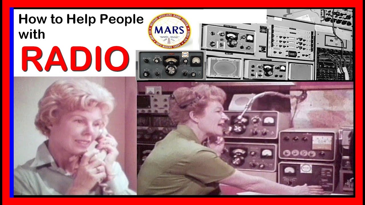 Помощь людям в подключении к любительскому радио: система радиосвязи MARS Military Affiliate 1970...