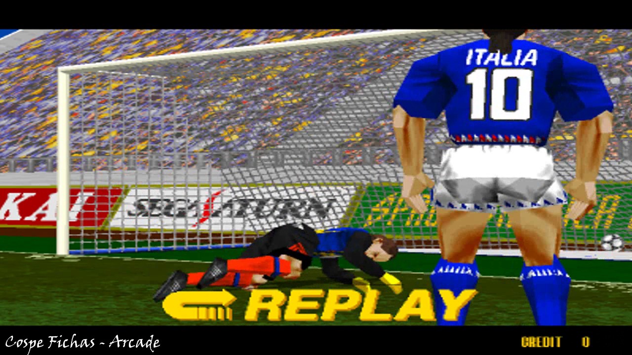 Virtua Striker - Italy (Sega - Arcade)