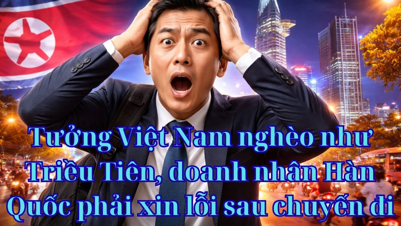 Tưởng Việt Nam nghèo như Triều Tiên, doanh nhân Hàn Quốc phải xin lỗi sau chuyến đi