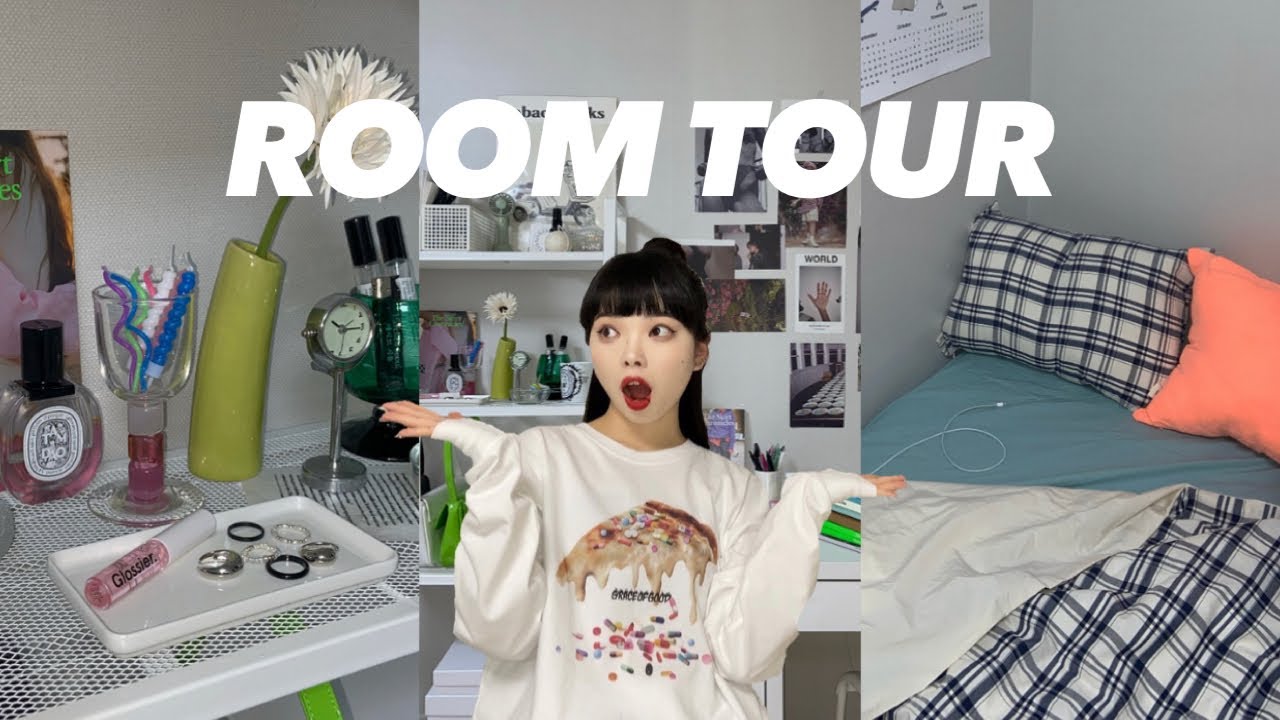 【ROOMTOUR】韓国ワンルーム！一人暮らしフリーランス女のお部屋紹介