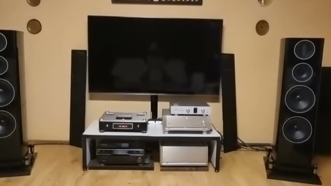 Wharfedale Elysian 4, Parasound JC2, Parasound JC5, TAC C60, Acoustic Zen Absolute Silver cables
