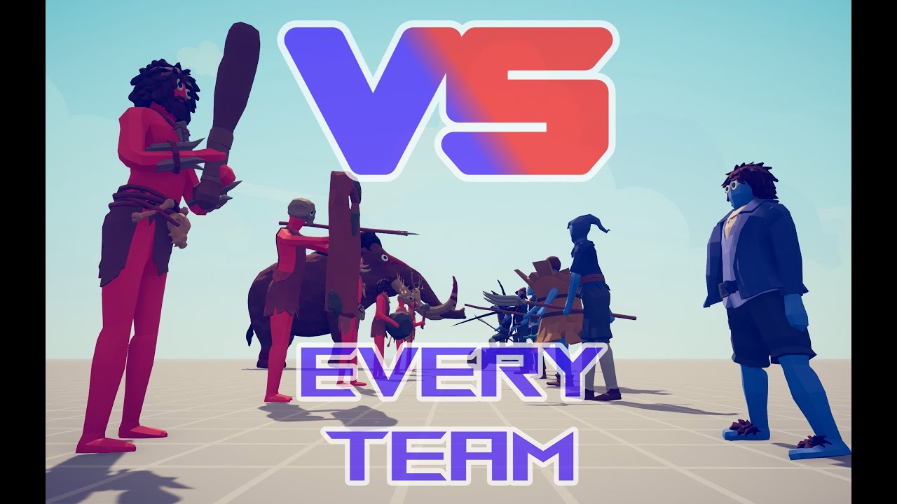 チーム対抗戦 、最強の文明は？| Totally Accurate Battle Simulator TABS