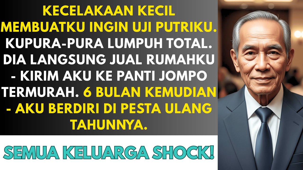Aku pura-pura lumpuh 6 bulan - reaksi putriku membuat seluruh keluarga besar memutuskan hubungan...