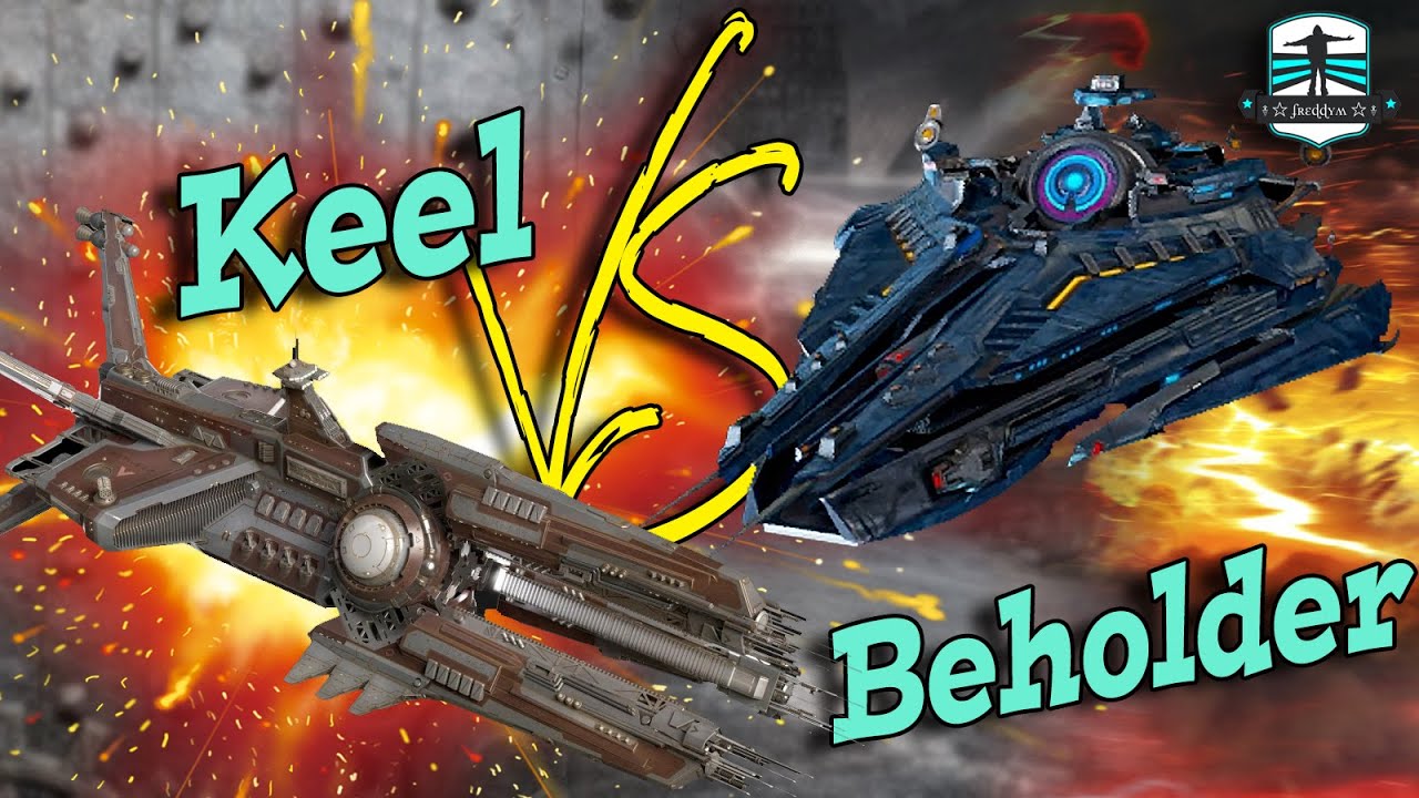 НОВЫЙ Mothership Beholder vs Keel — Боевые роботы