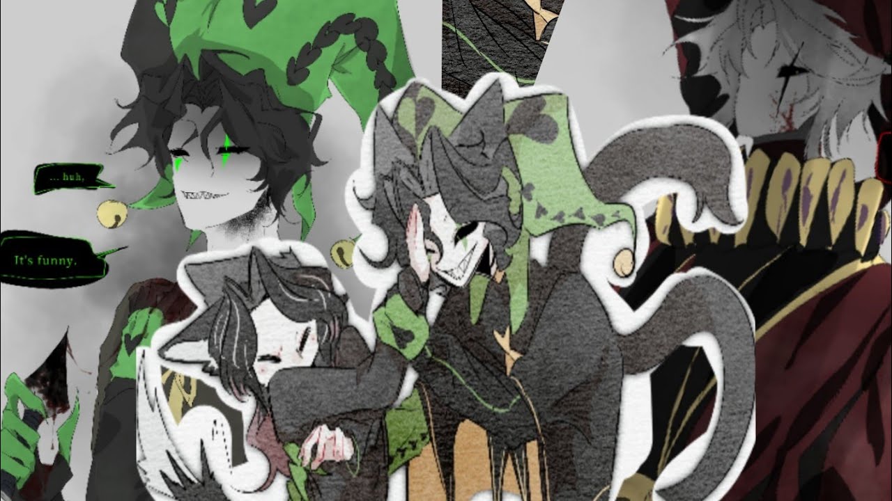 Pierrot and Harlequin just want a kiss from you  /comic dub/ the freak circus.